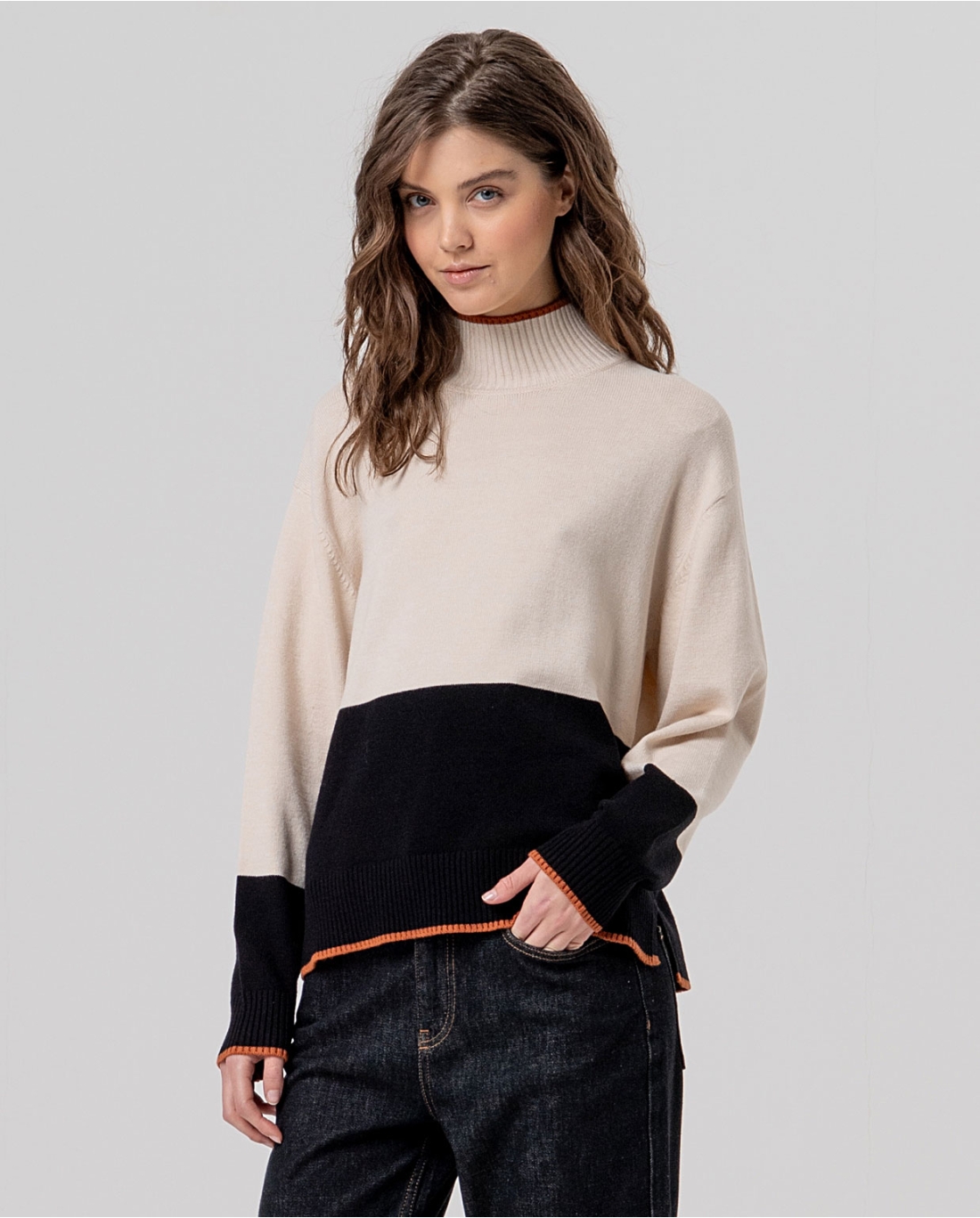 Maglia collo alto