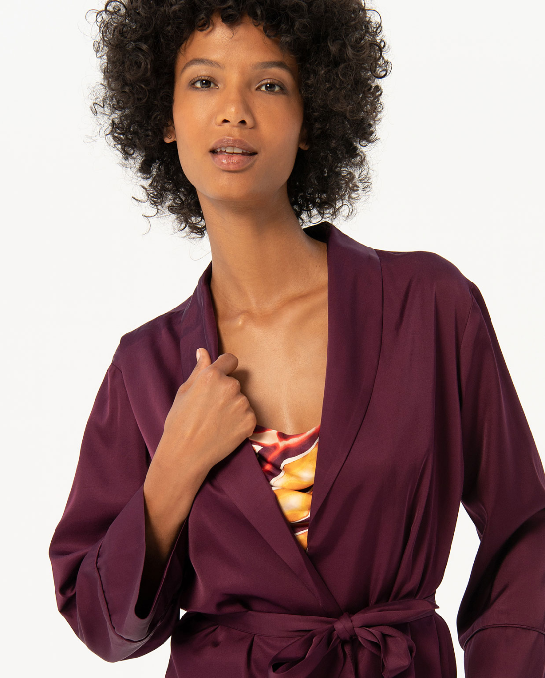 Giacca kimono — Nero, foto 2