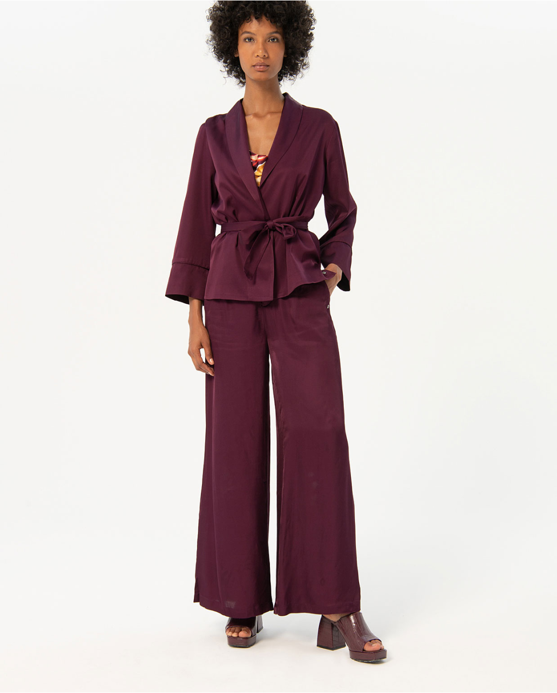 Giacca kimono — Nero, foto 4