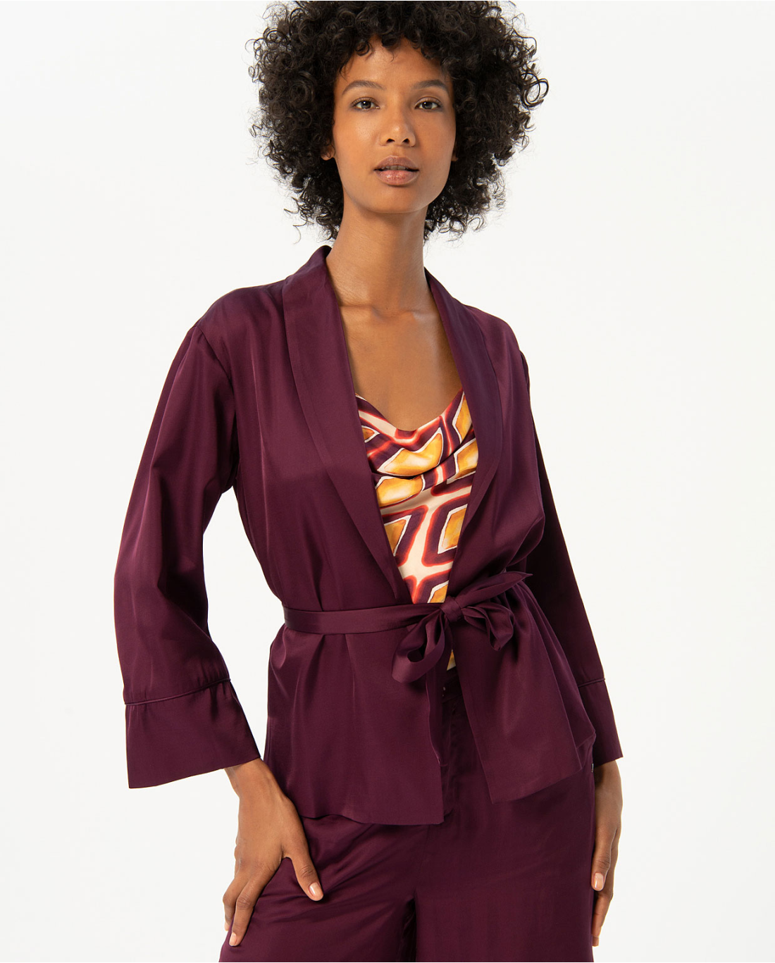 Giacca kimono — Nero
