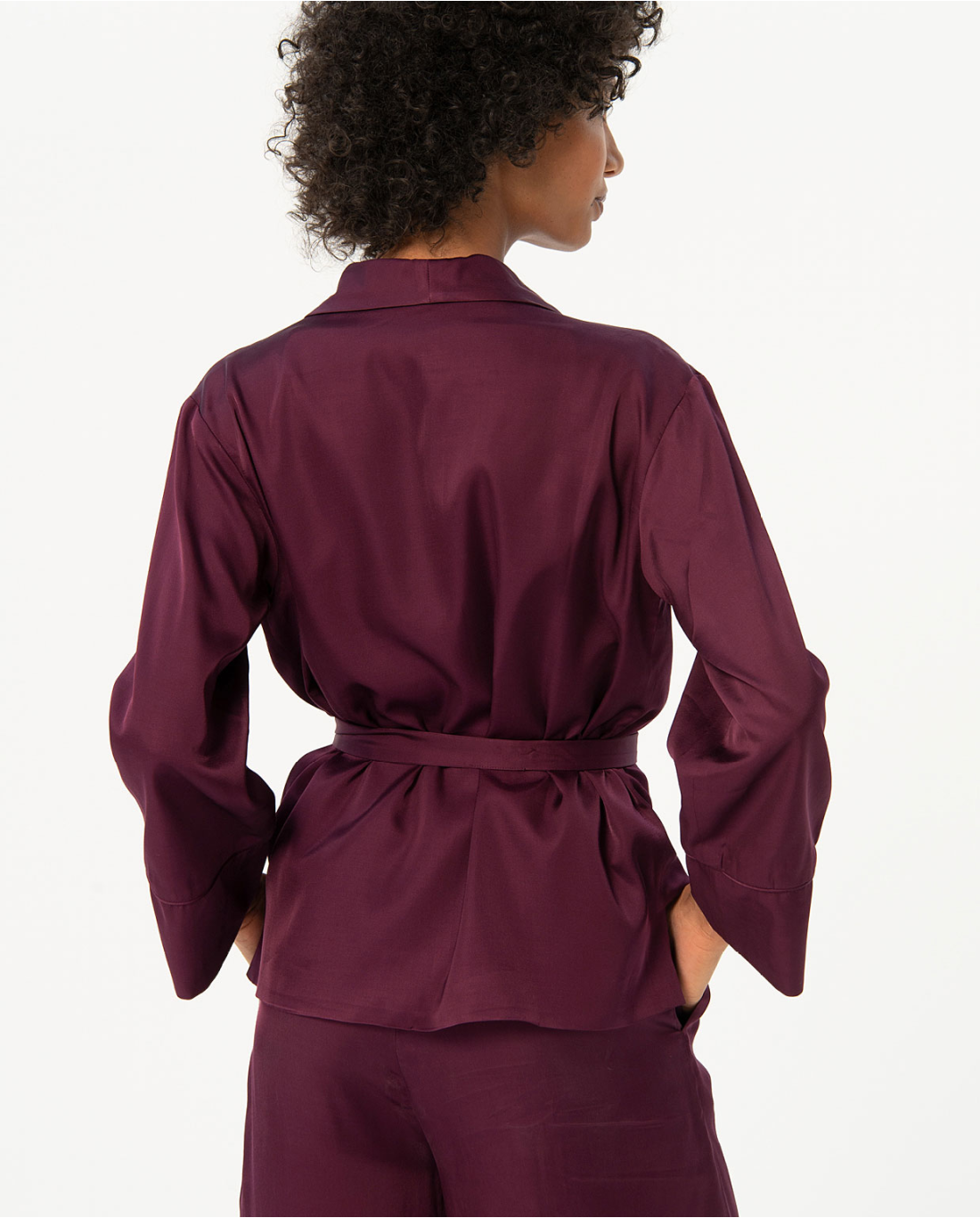 Giacca kimono — Nero, foto 3
