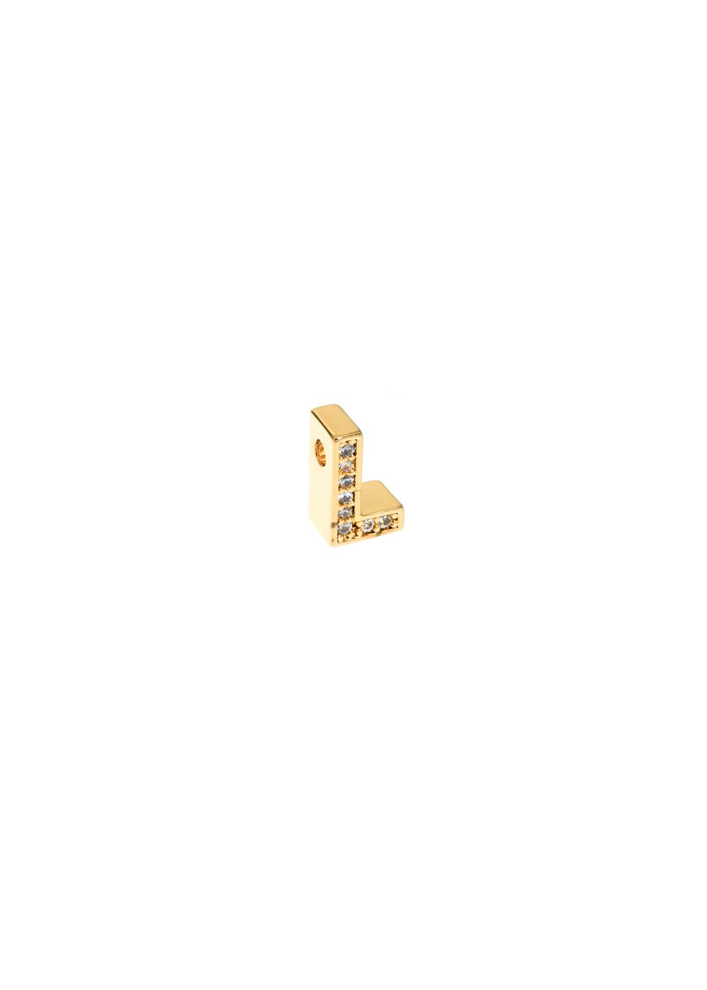 Charm lettera l — Oro, foto 2
