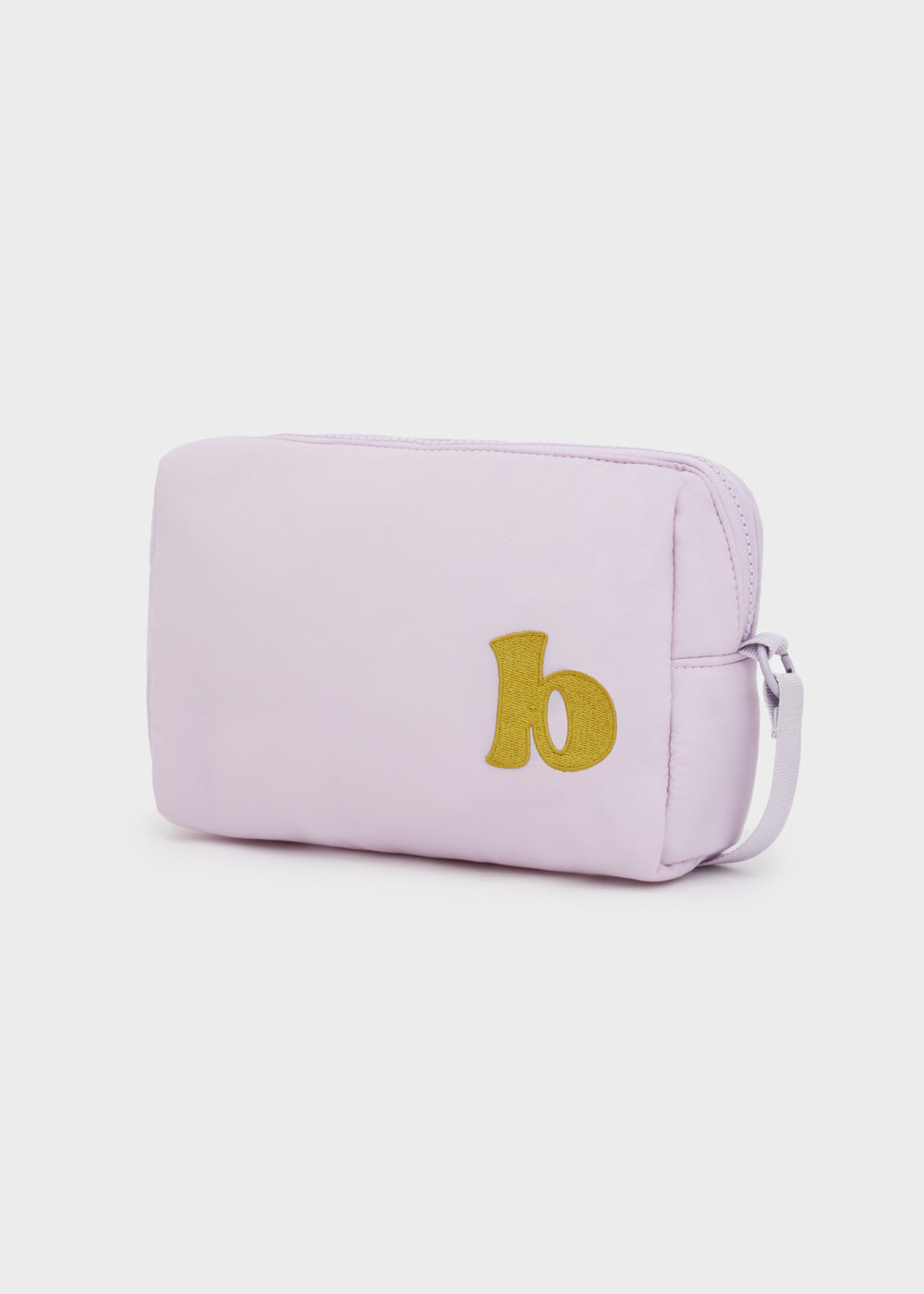 Pochette imbottita lettera b — Lilla