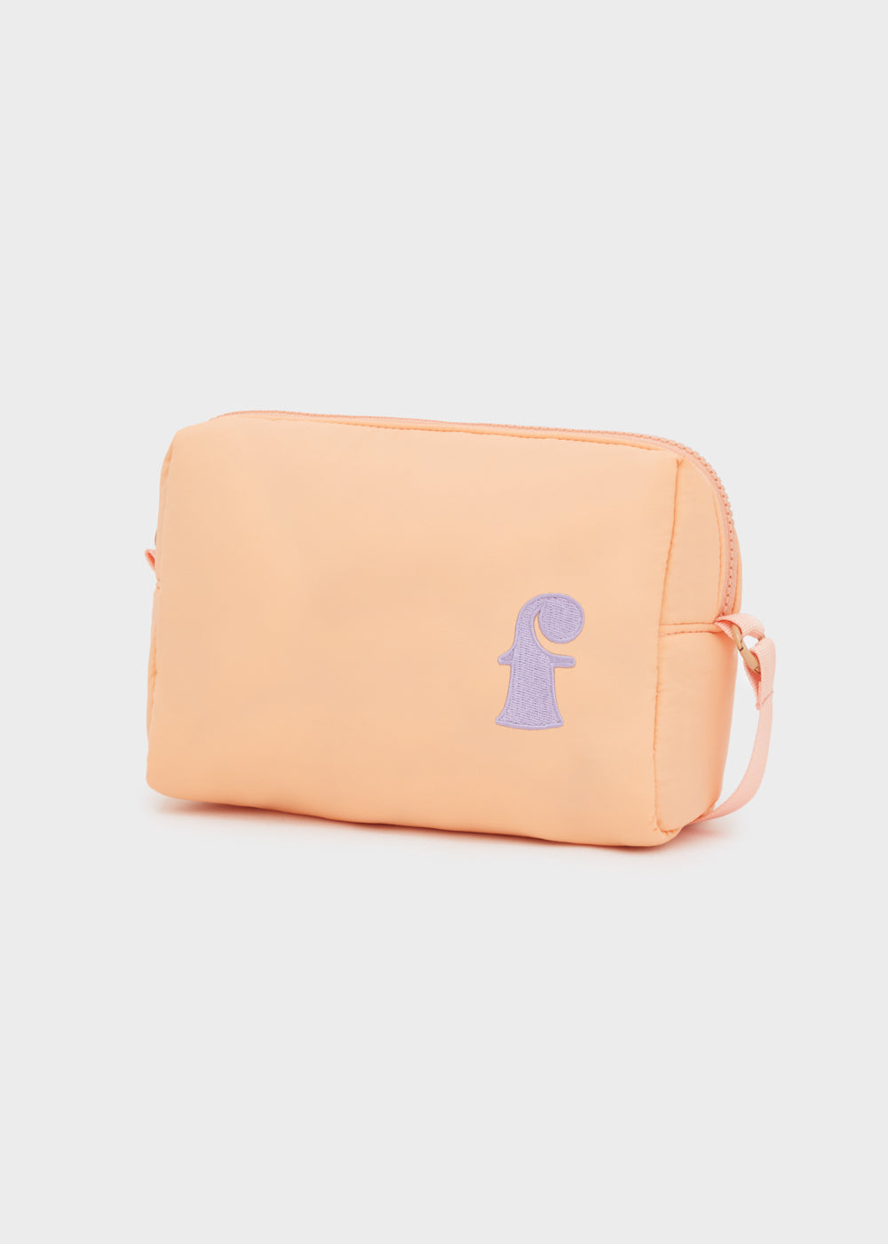 Pochette imbottita lettera f — Arancio