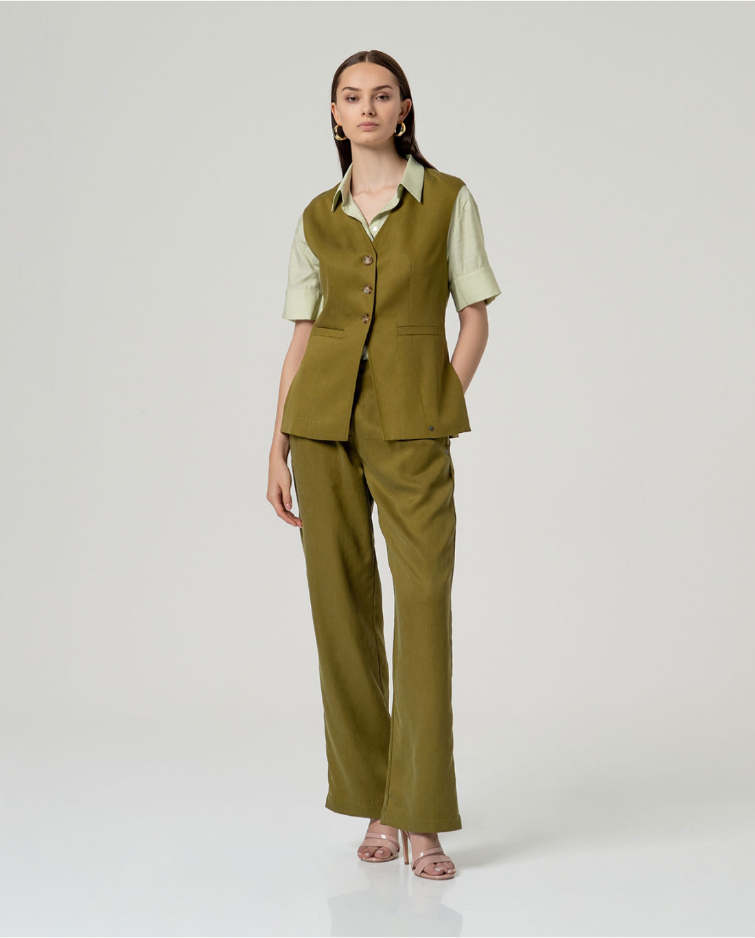 Gilet — Verde, foto 4