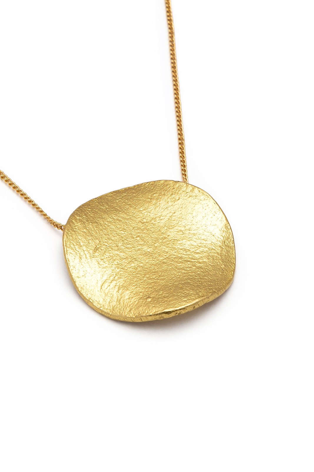 Pendente placca tonda — Oro, foto 2