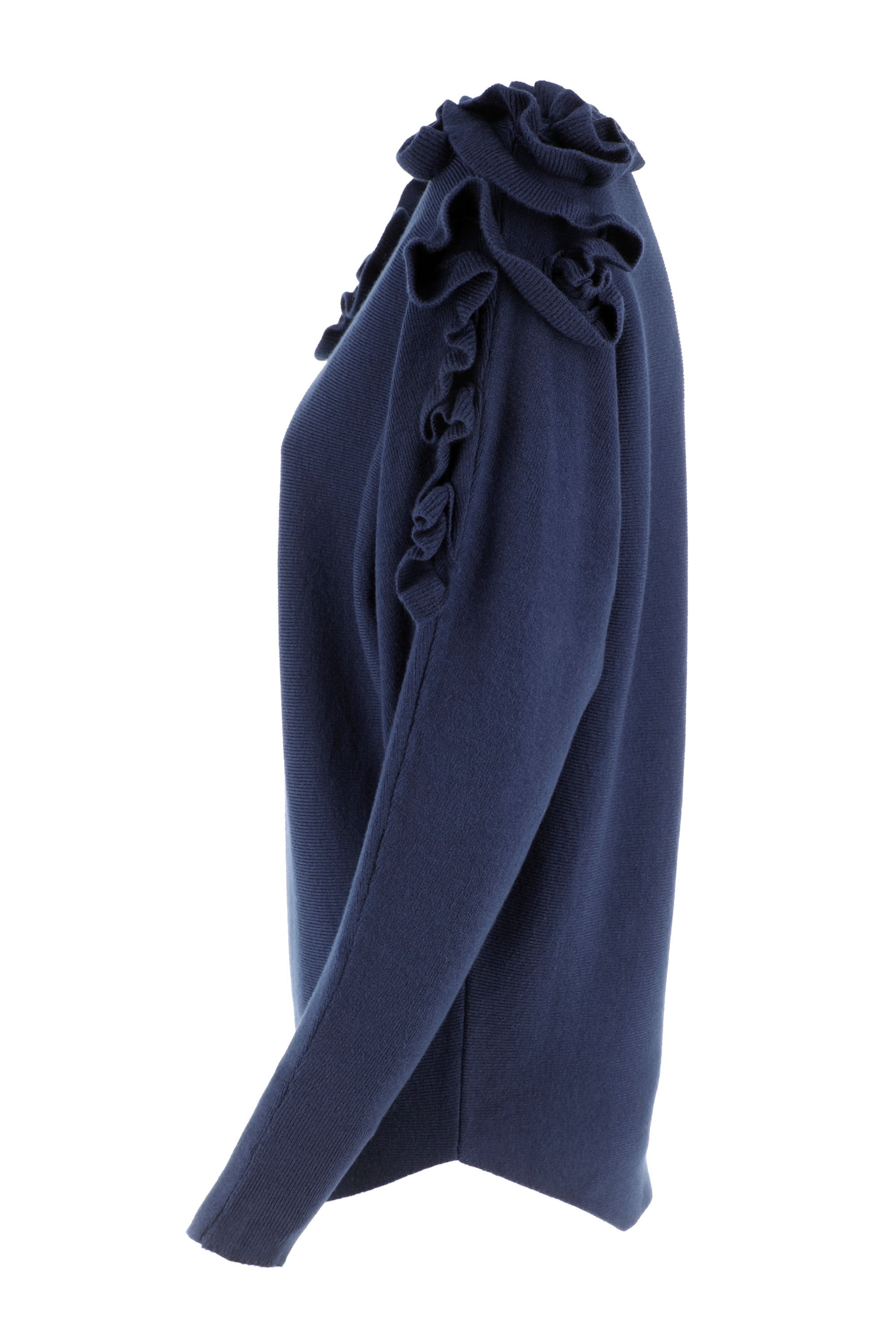 Maglia con fiore — Blu, foto 3