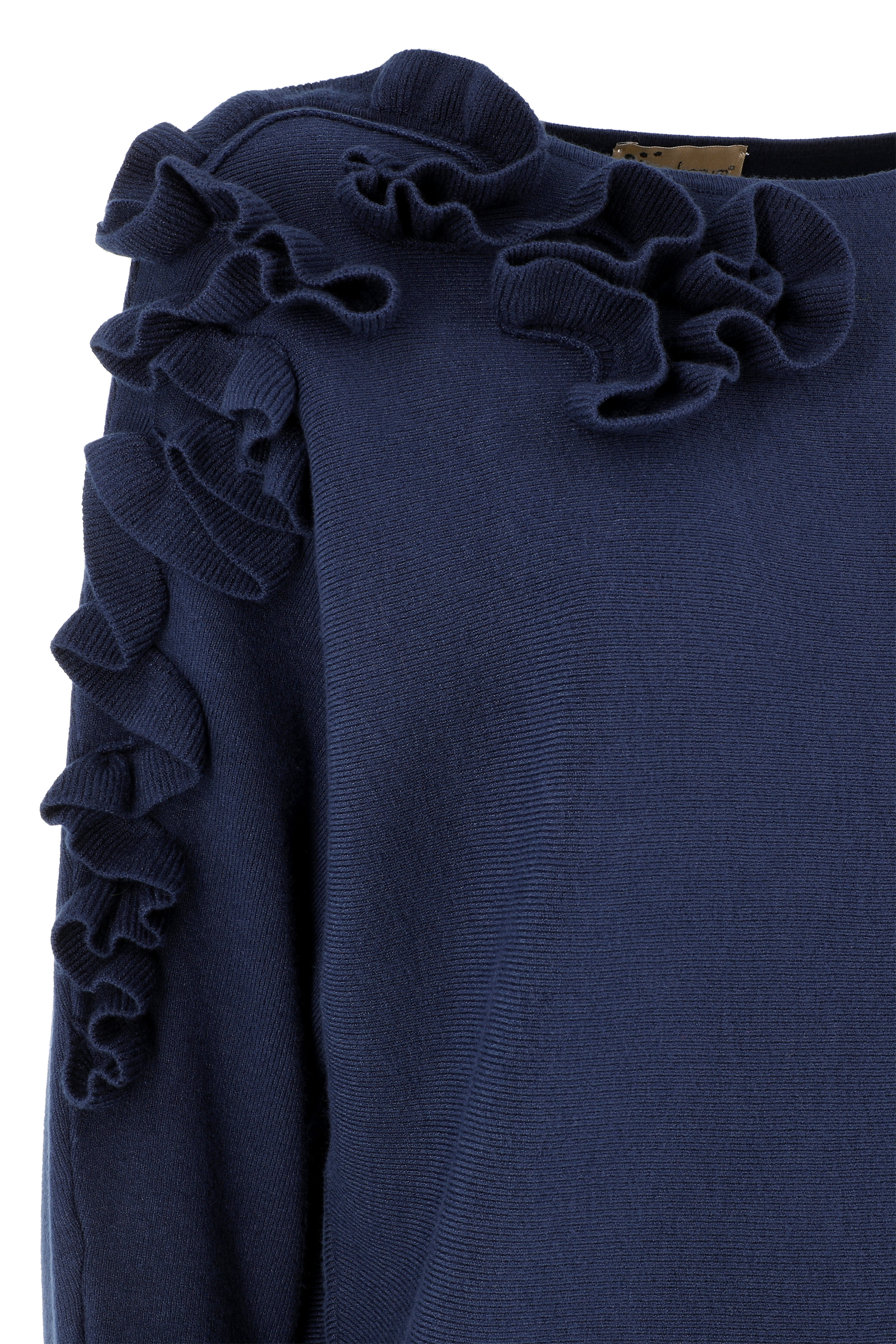 Maglia con fiore — Blu, foto 4