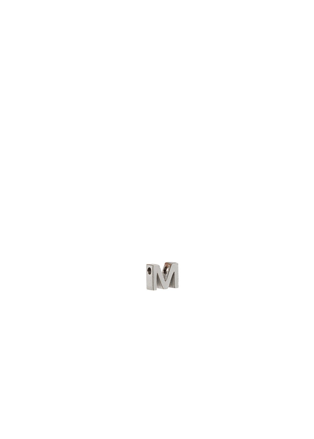 Charm lettera m — Argento