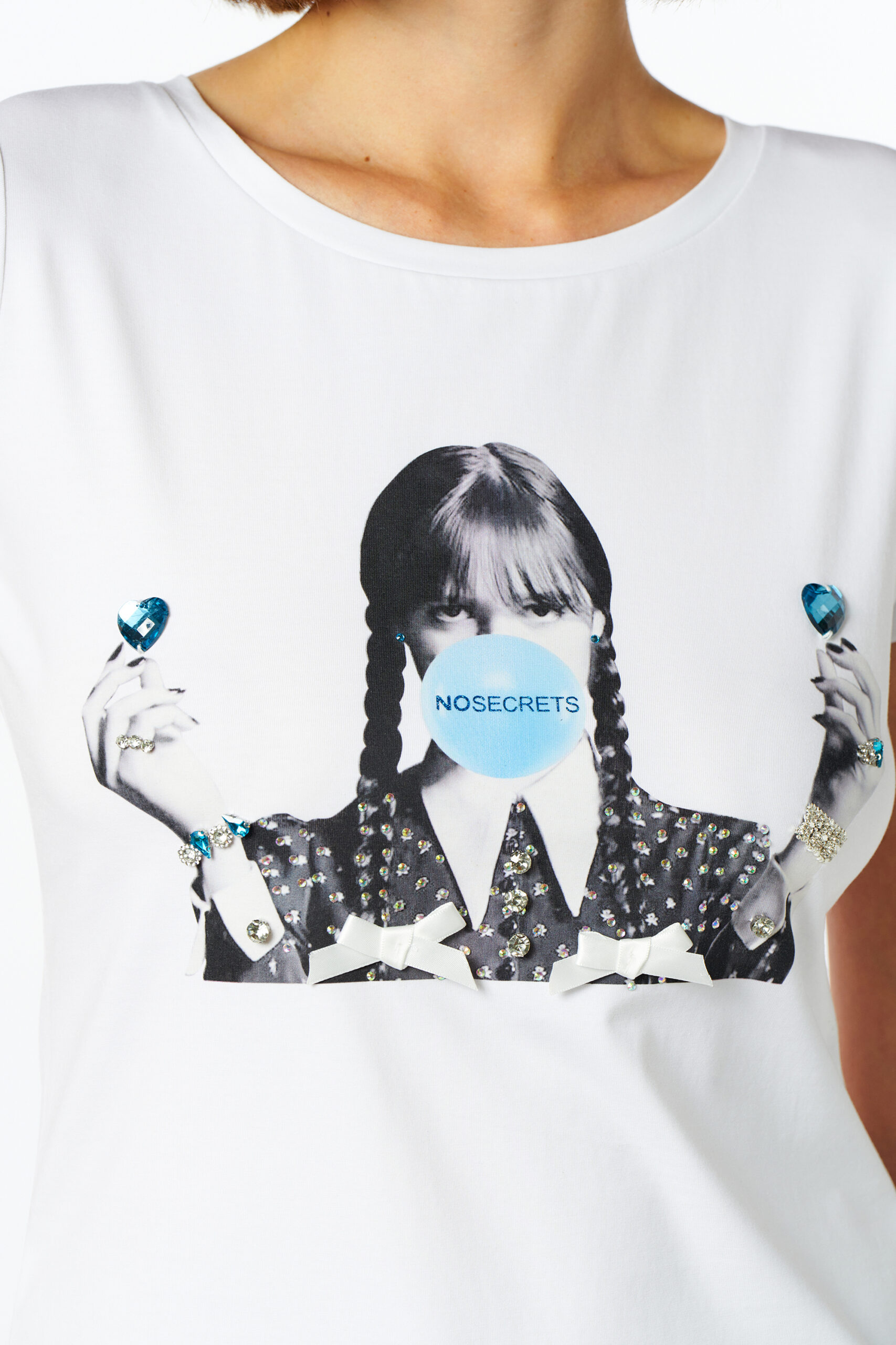 T-shirt palloncino — Bianco, foto 3