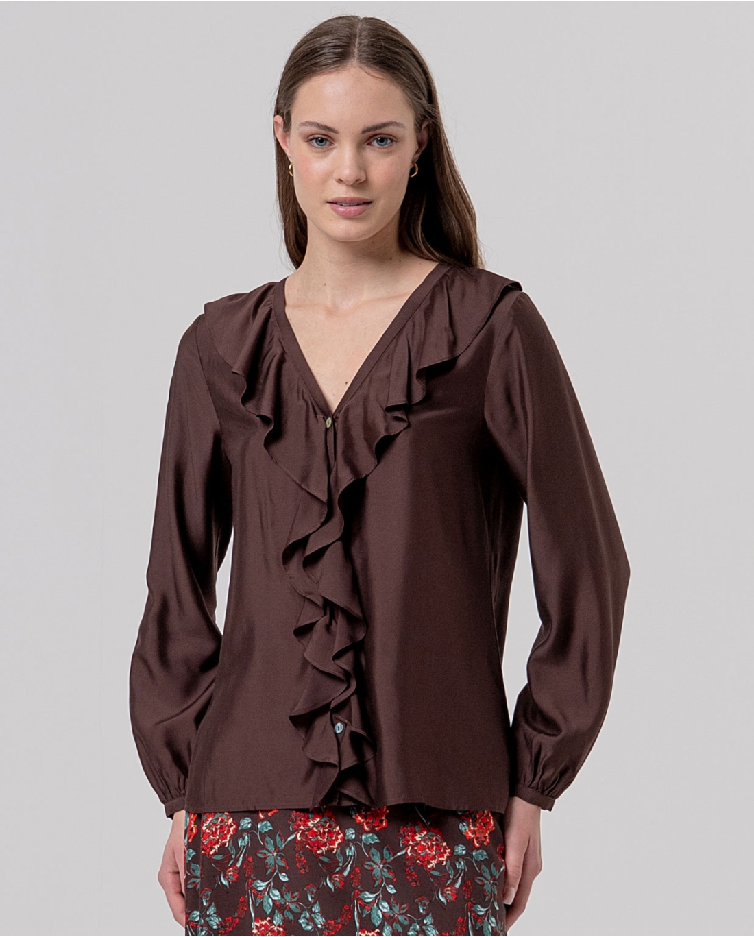 Camicia volants