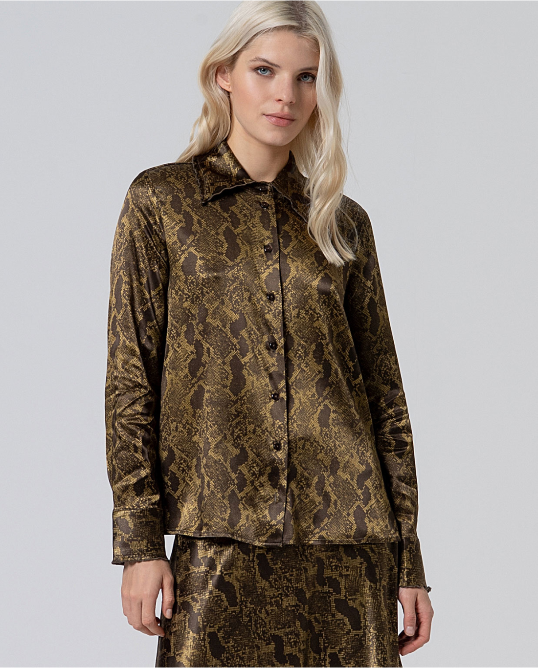 Camicia stampa pitone