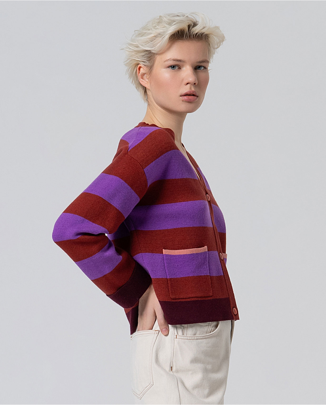 Cardigan — Mirtillo, foto 3