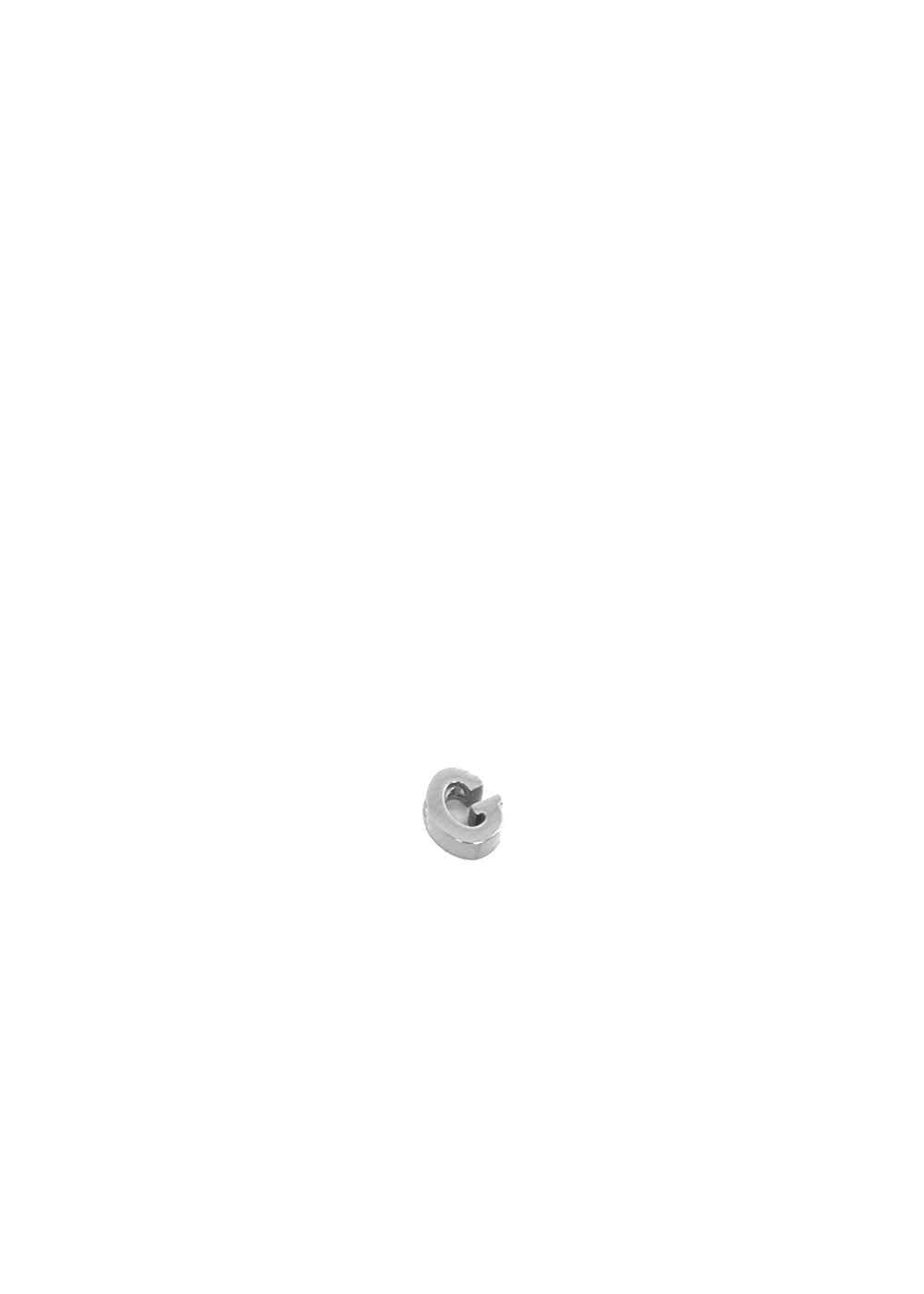 Charm lettera g — Argento, foto 2