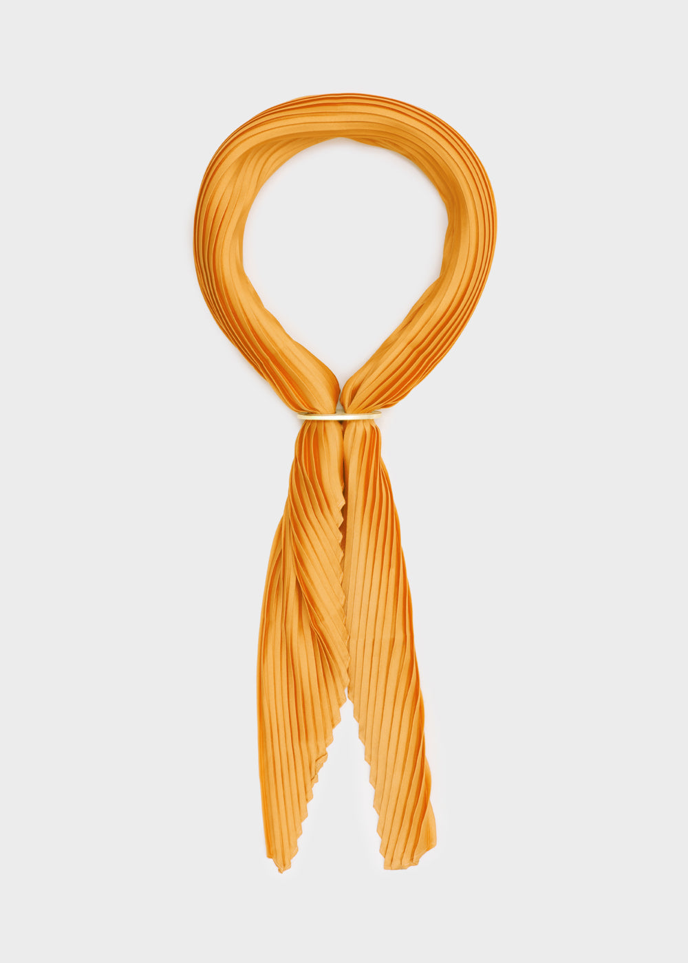 Foulard plisse con anello — Arancio, foto 2