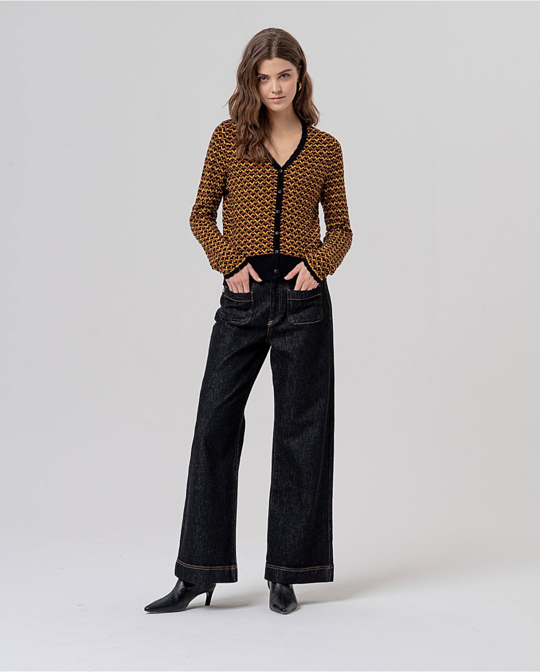 Cardigan — Nero, foto 4