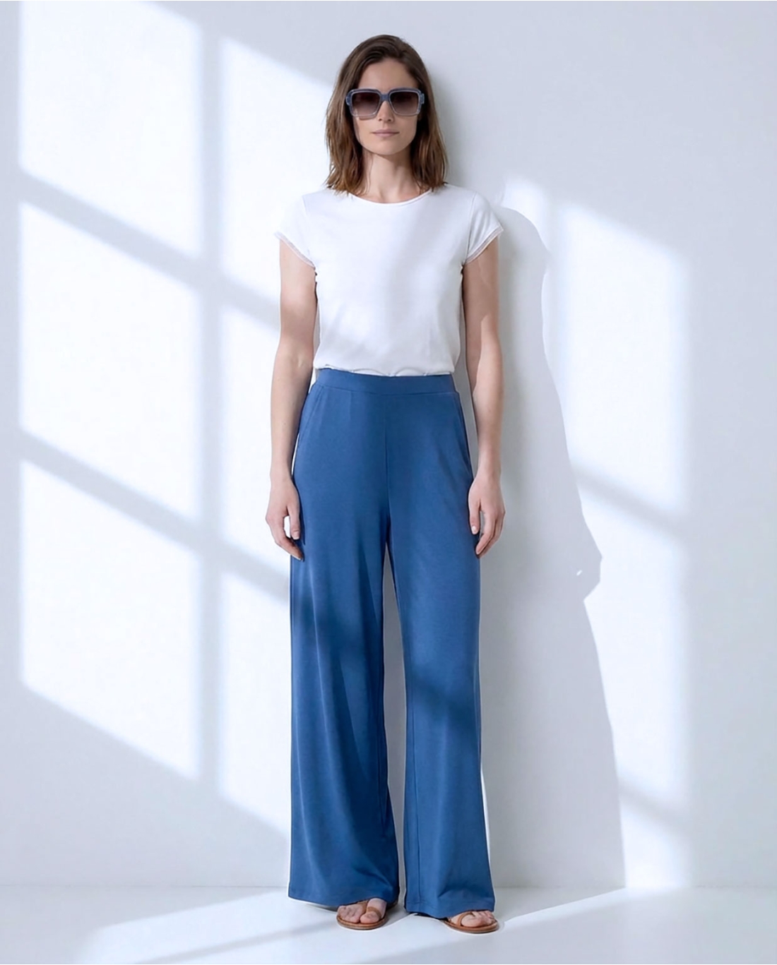 Pantaloni larghi — Rosso, foto 5