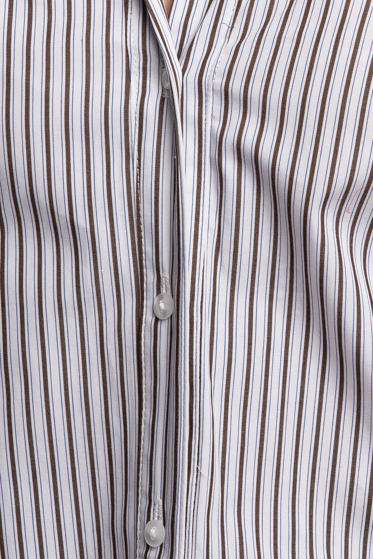 Camicia righe — Righe marrone, foto 5