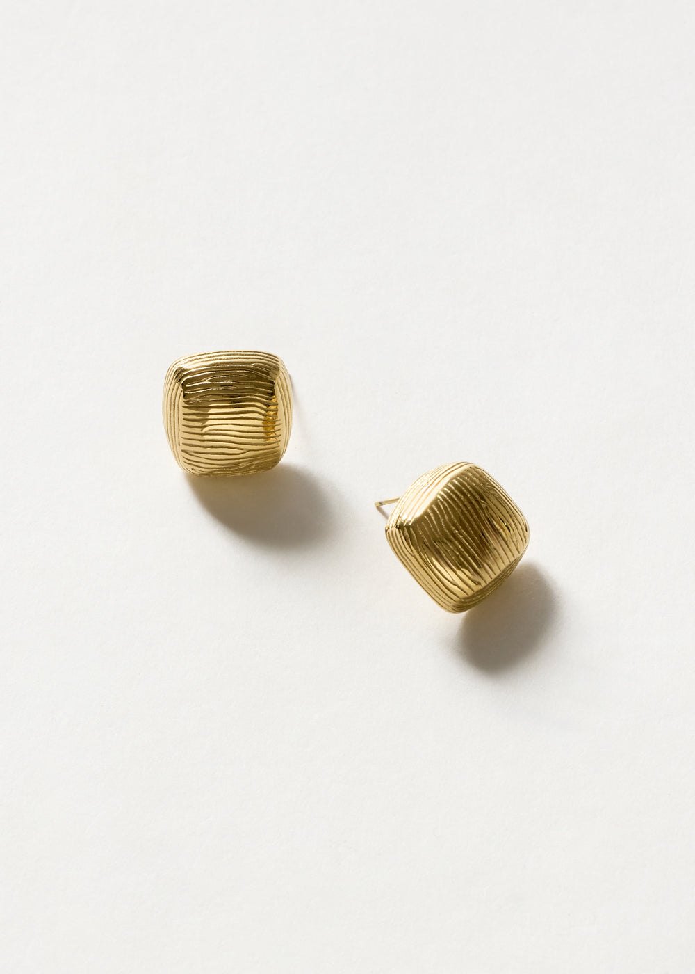 Orecchini quadrati — Oro, foto 3