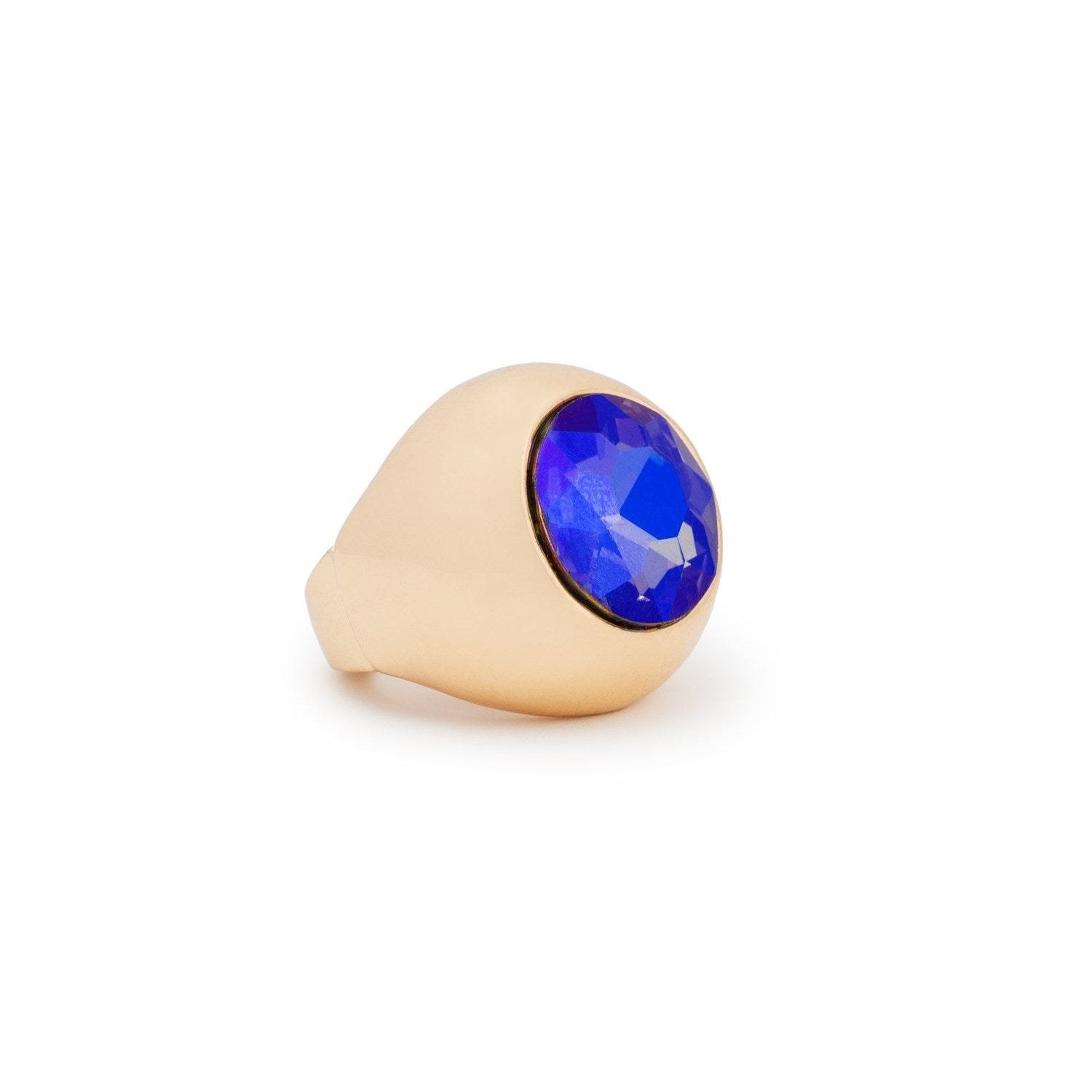 Anello oro elesticizzato con pietra