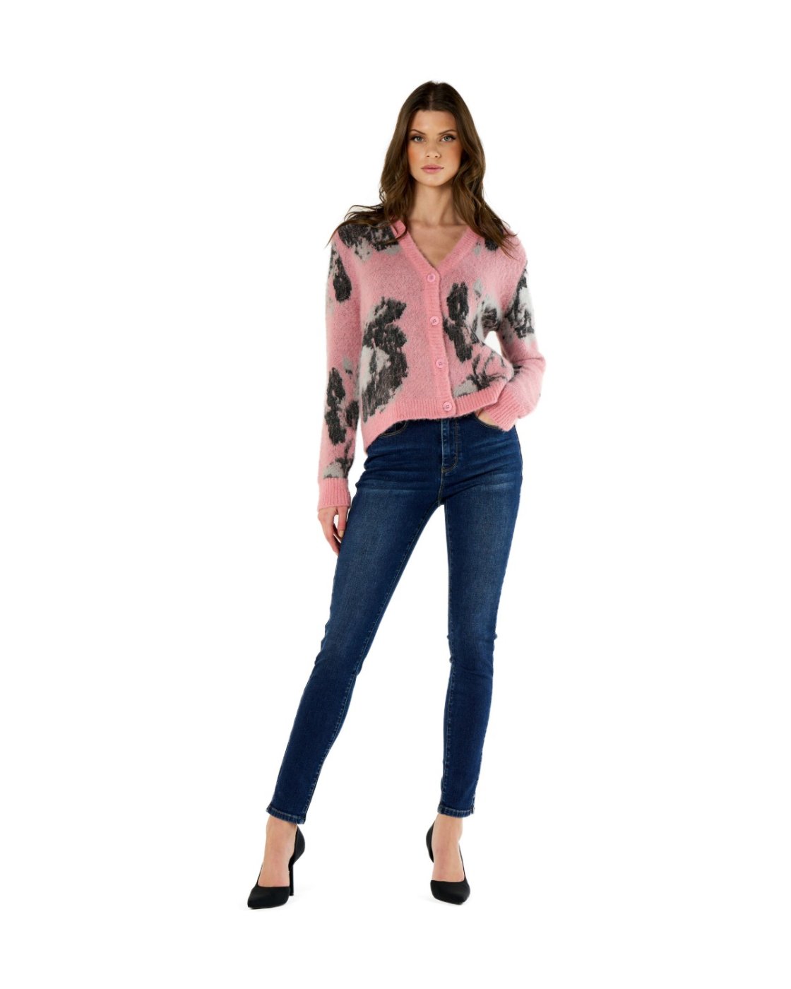 Magli jacquard rose — Rosa
