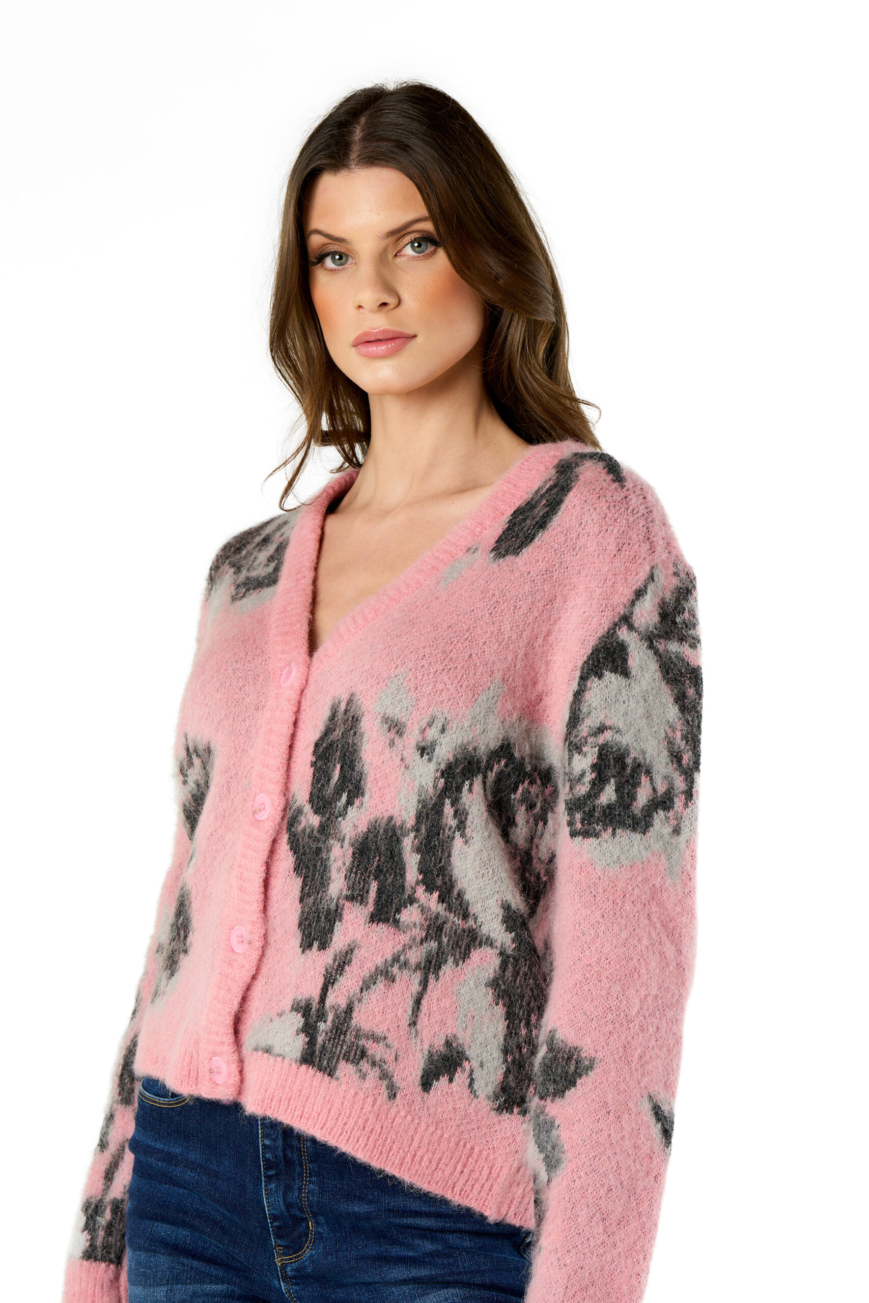 Magli jacquard rose — Rosa, foto 2