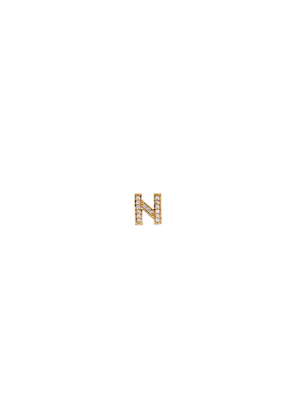 Charm lettera n — Oro