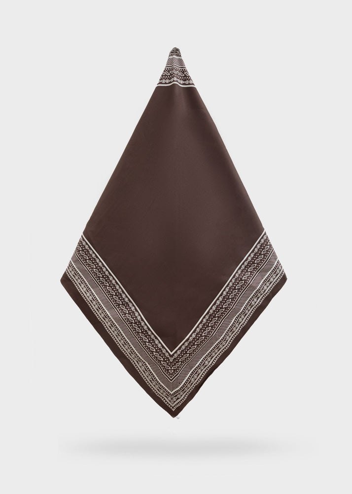 Foulard — Marrone