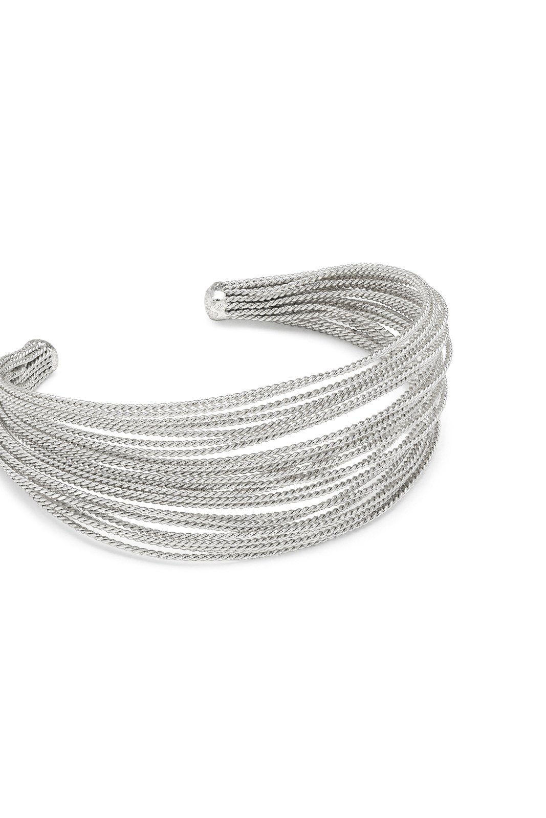 Bacciale fascia multifili — Argento, foto 2