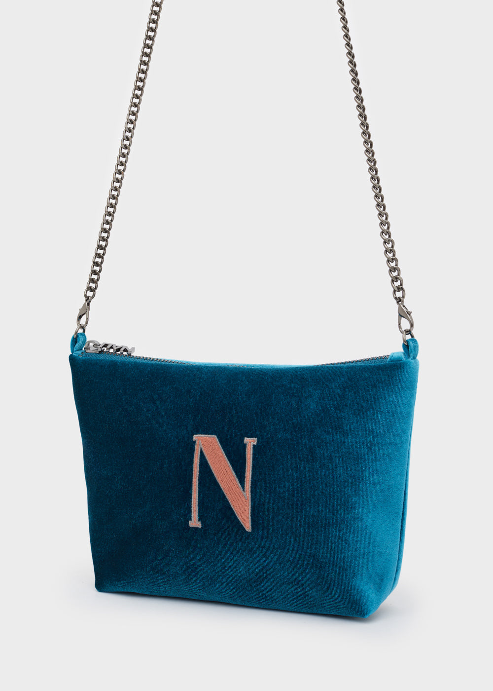 Mini bag velluto n — Verde, foto 2