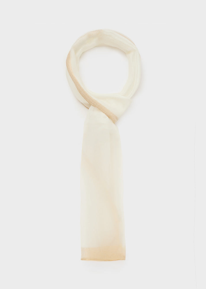 Stola organza — Bianco