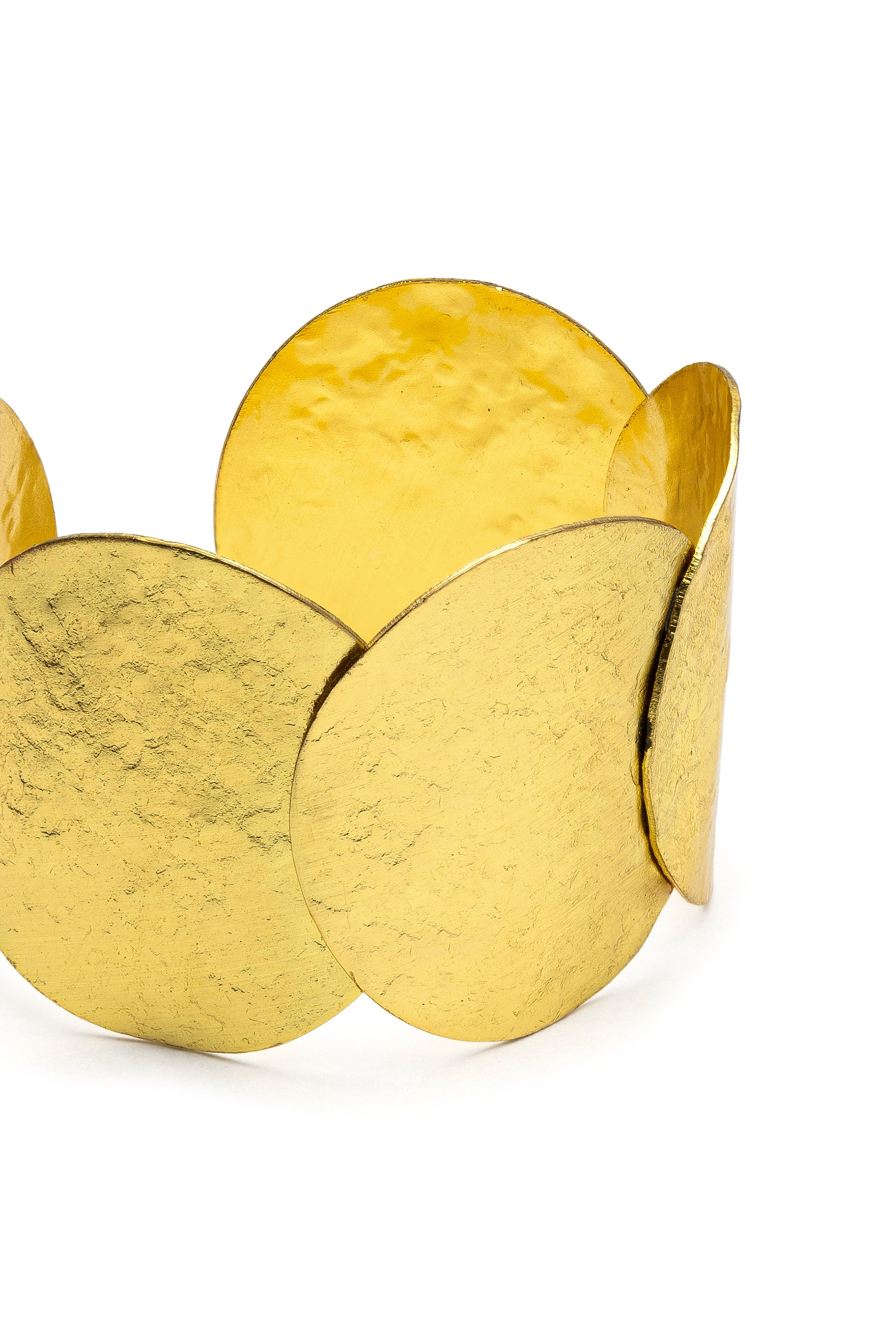 Bracciale fascia tondi — Oro, foto 2
