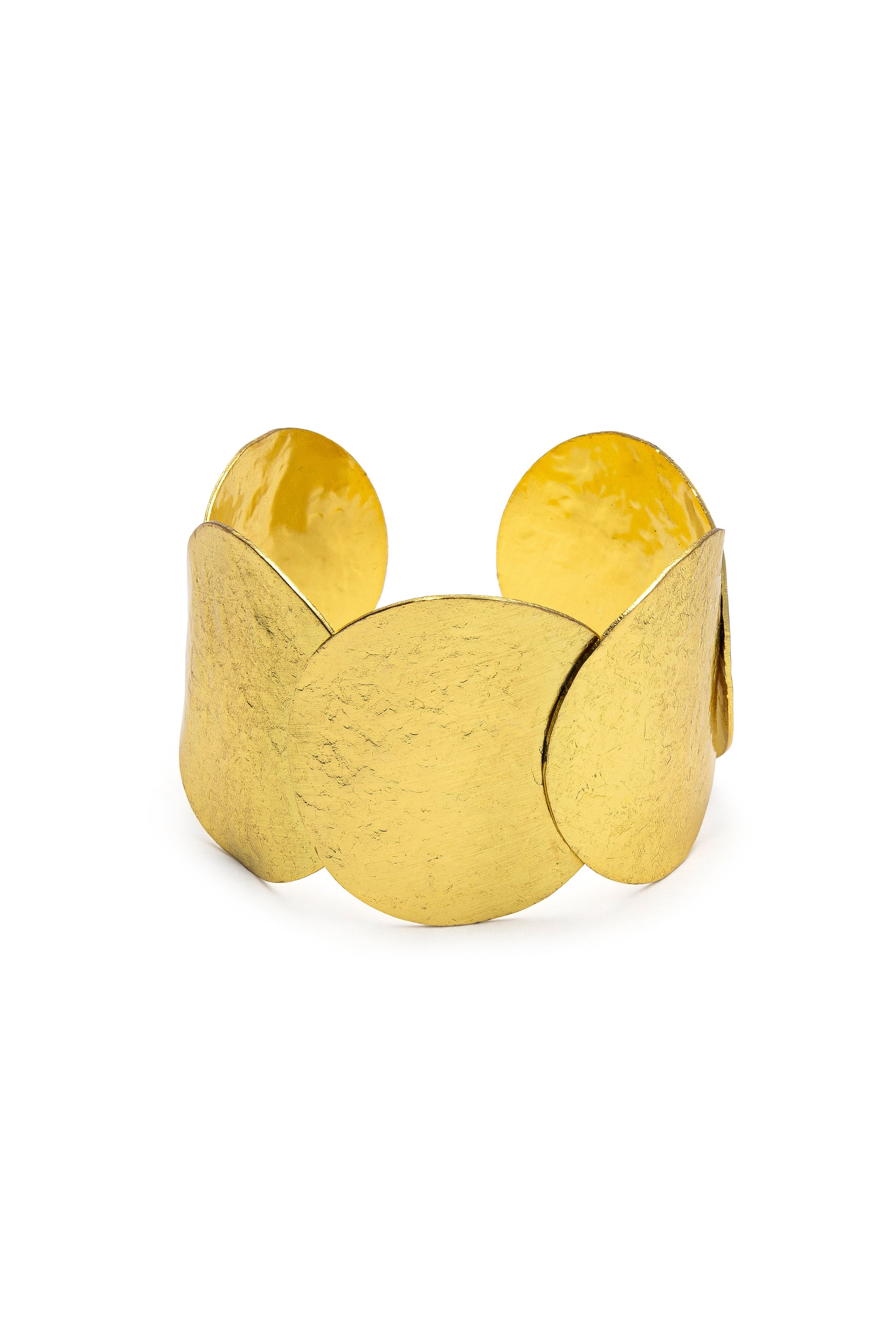 Bracciale fascia tondi — Oro