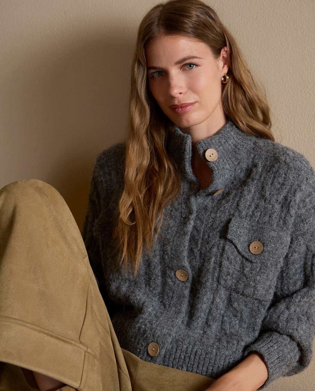 Cardigan — Grigio