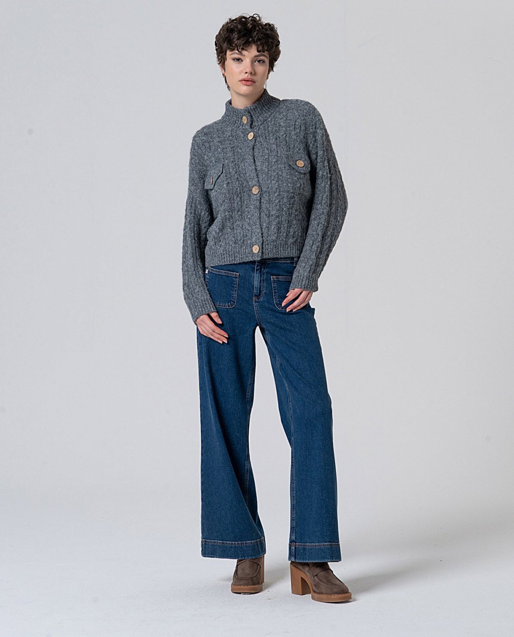Cardigan — Grigio, foto 5