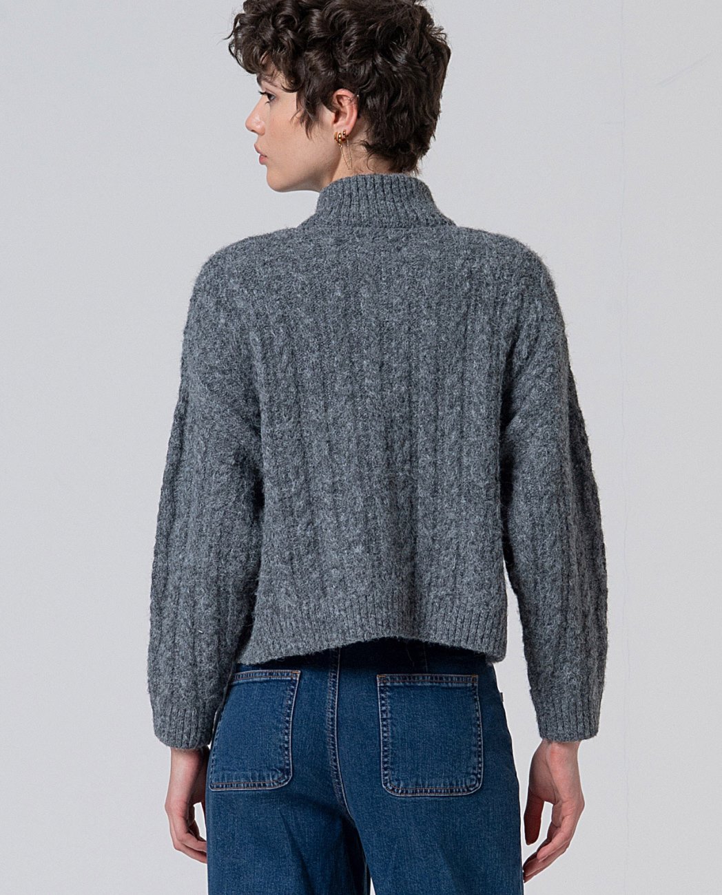 Cardigan — Grigio, foto 4