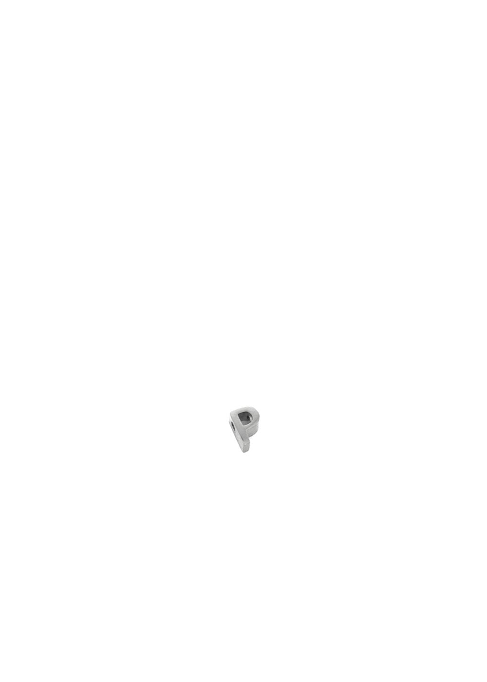 Charm lettera p — Argento, foto 2