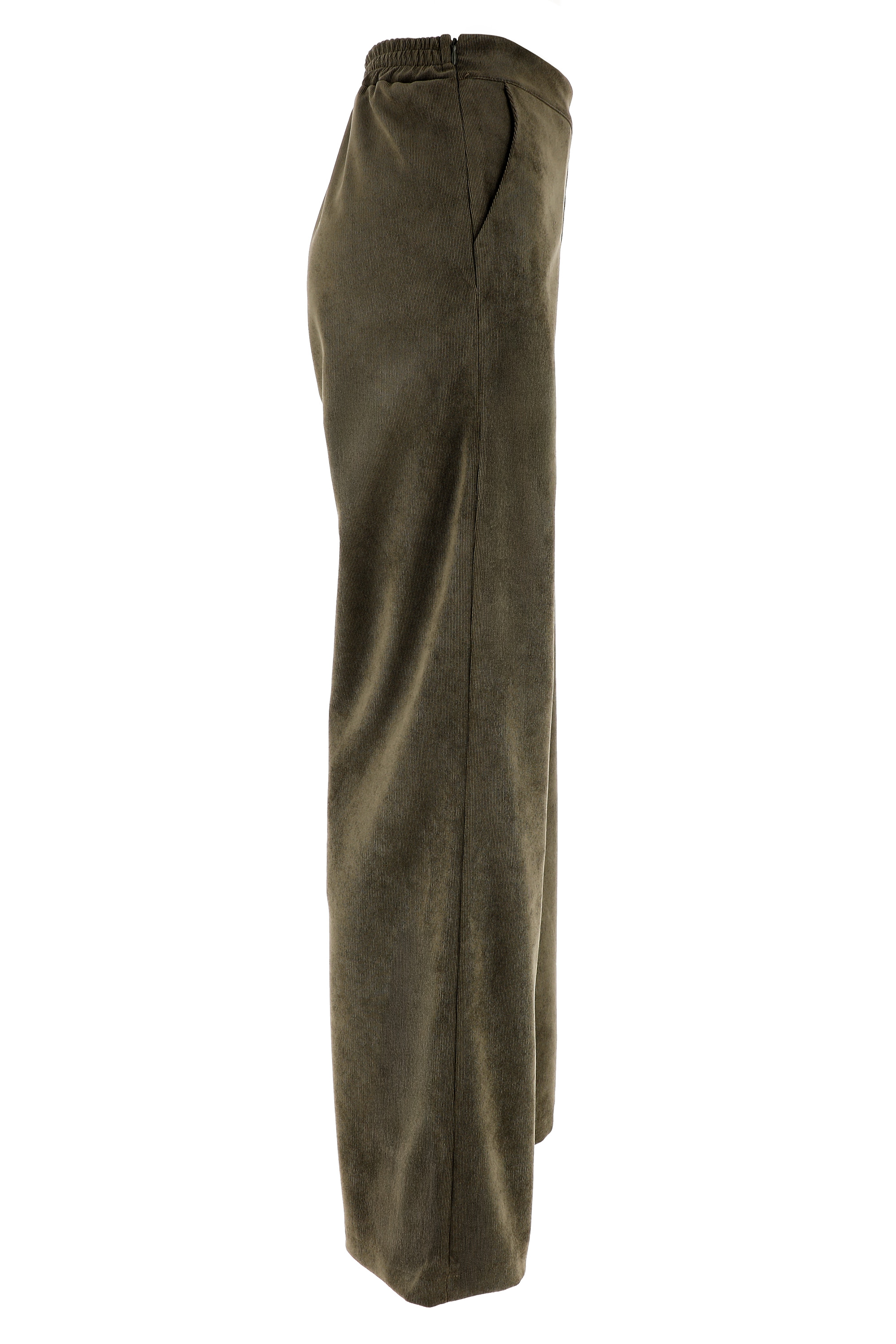 Pantaloni larghi — Verde, foto 3