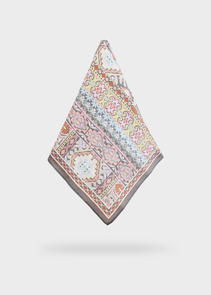 Foulard in seta piccolo — Grigio