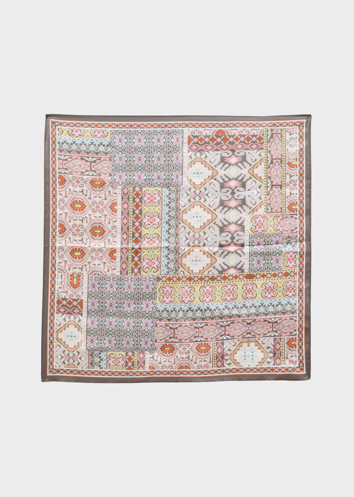 Foulard in seta piccolo — Grigio, foto 3