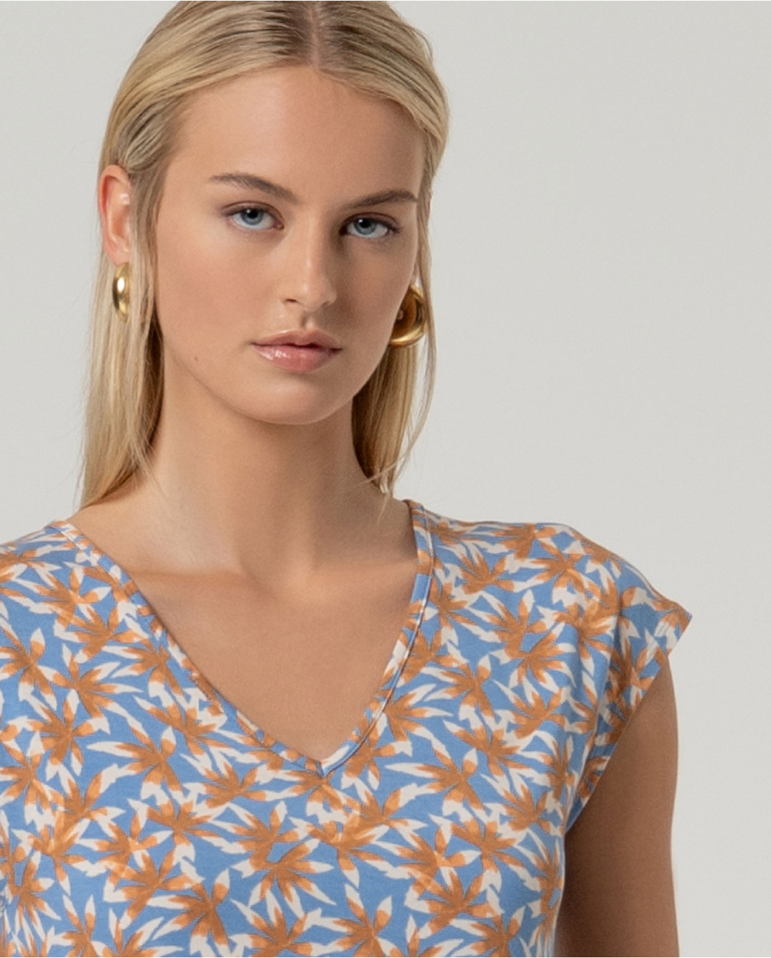 T shirt — Blu, foto 3