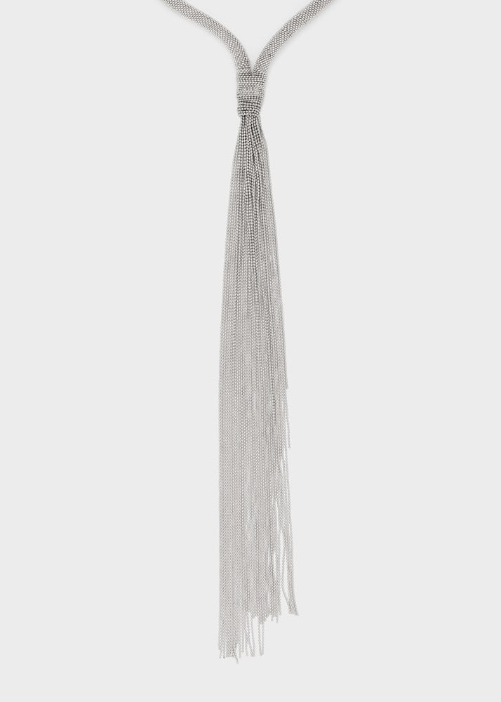 Girocollo frange — Argento