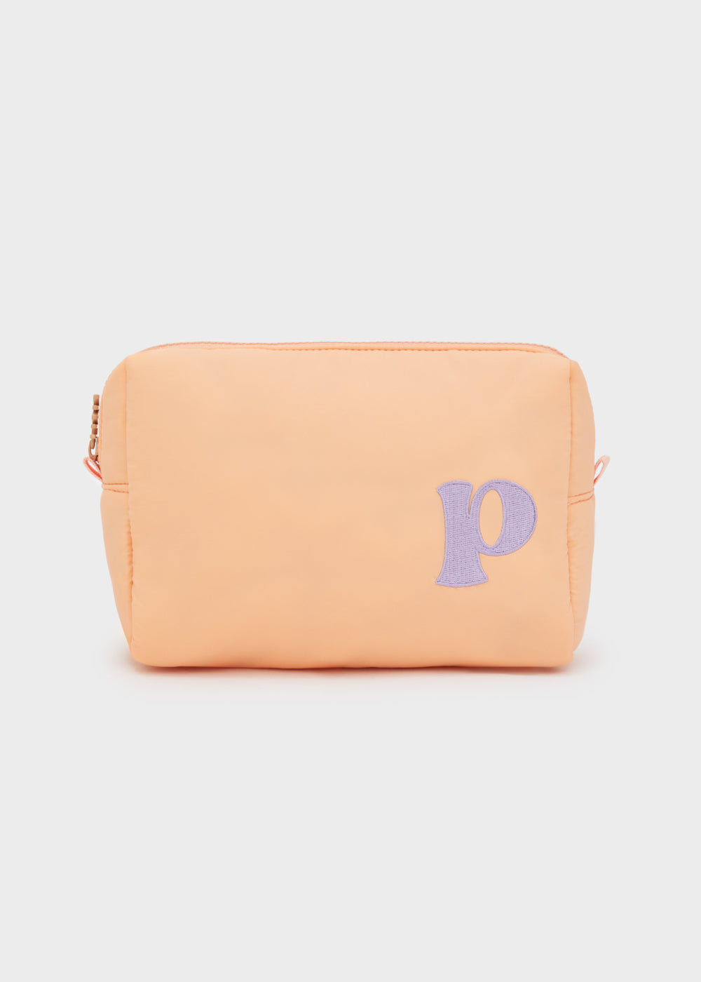 Pochette imbottita lettera p — Arancio