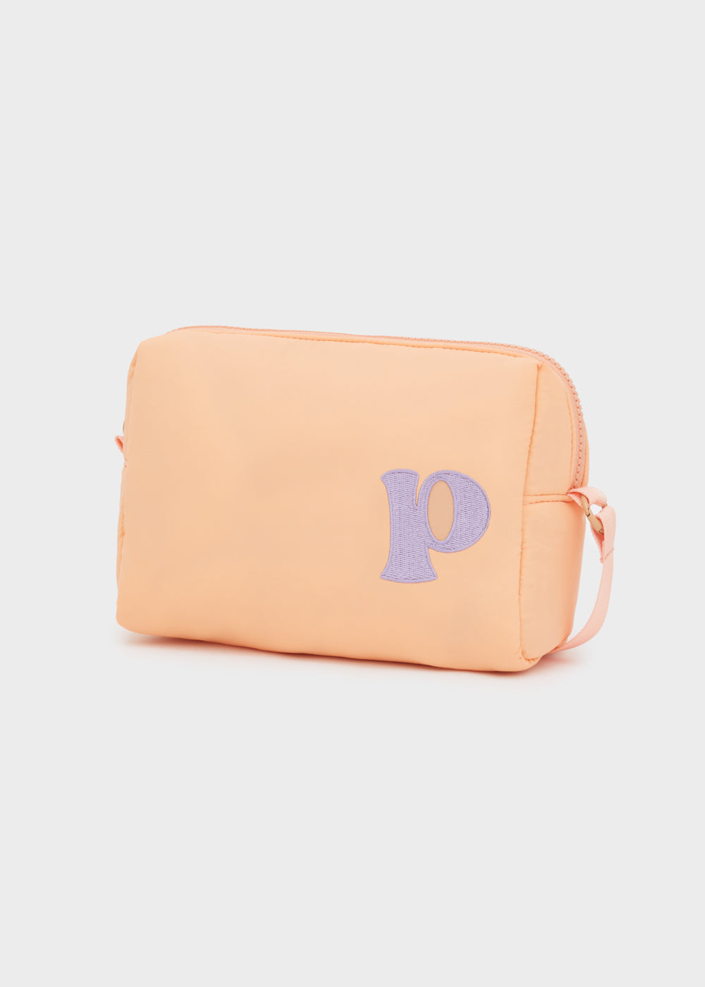 Pochette imbottita lettera p — Arancio, foto 2