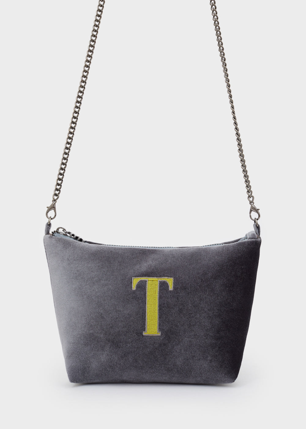 Mini bag velluto t — Grigio
