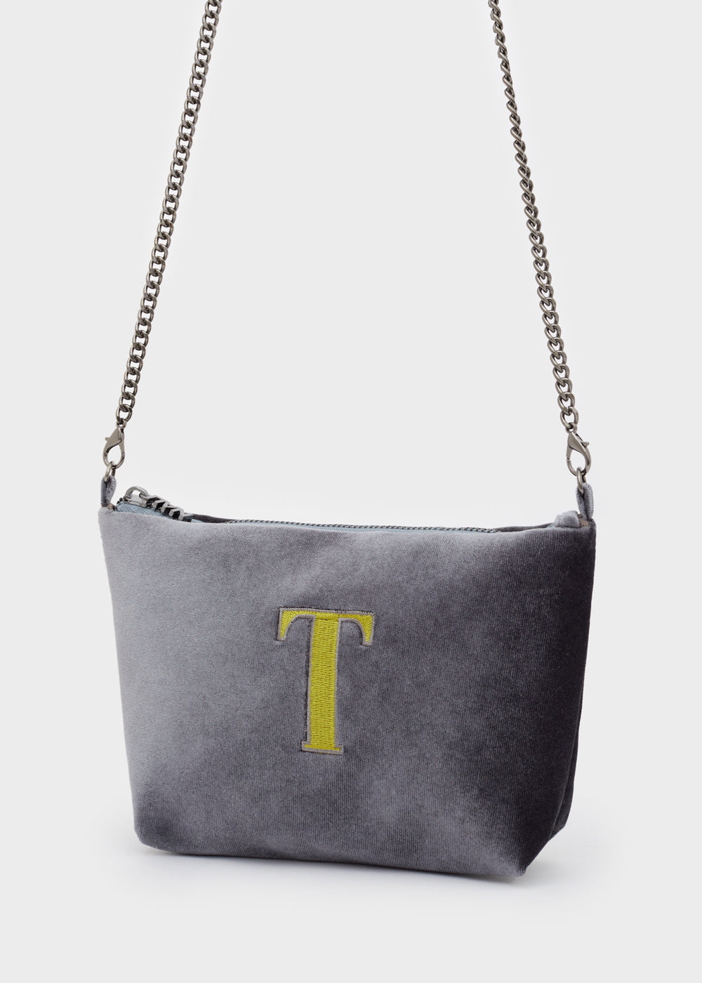 Mini bag velluto t — Grigio, foto 2