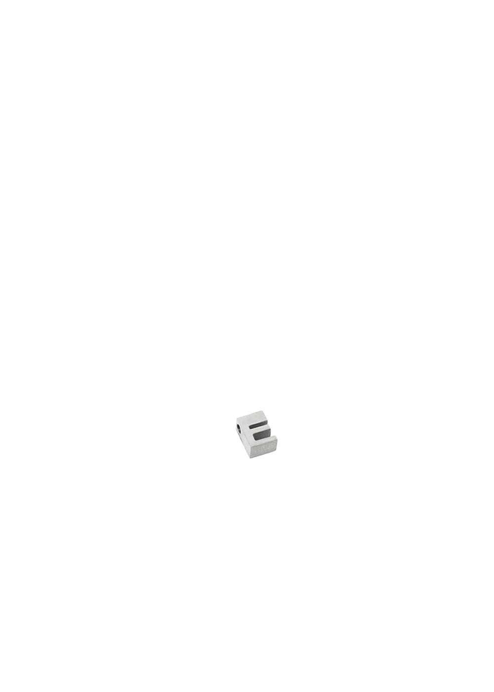 Charm lettera e — Argento, foto 2