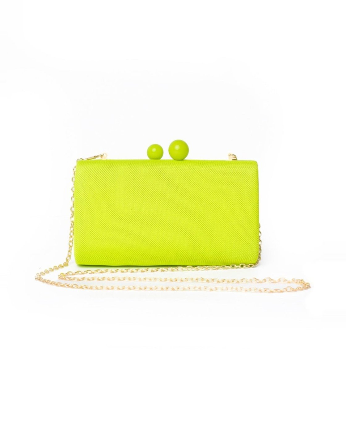 Clutch tessuto fluo