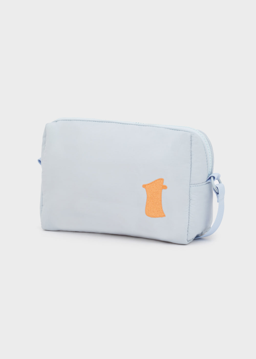 Pochette imbottita lettera t — Azzurro, foto 2