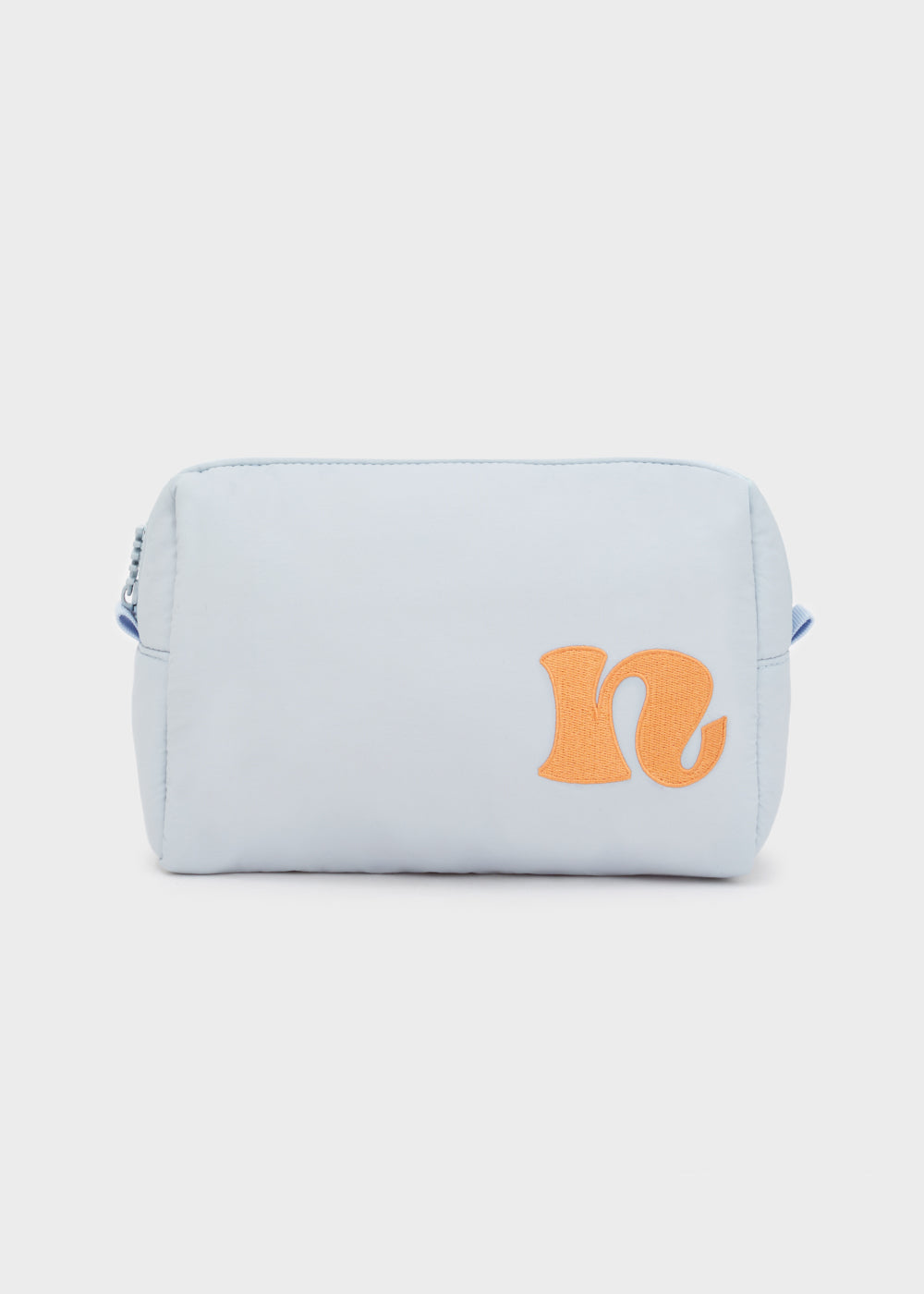 Pochette imbottita lettera n — Azzurro